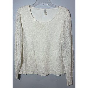 white stag cream long sleeve top